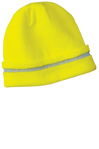 CornerStone® - Enhanced Visibility Beanie with Reflective Stripe