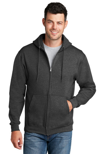 Port & Company® Core Fleece Full-Zip Hooded Sweatshirt