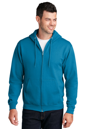 Port & Company® Core Fleece Full-Zip Hooded Sweatshirt