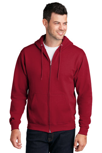 Port & Company® Core Fleece Full-Zip Hooded Sweatshirt