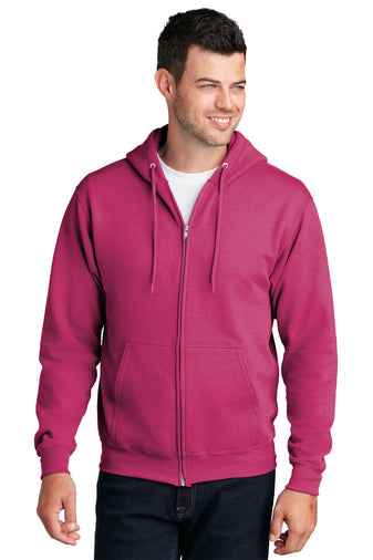 Port & Company® Core Fleece Full-Zip Hooded Sweatshirt