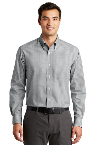 Port Authority® Plaid Pattern Easy Care Shirt