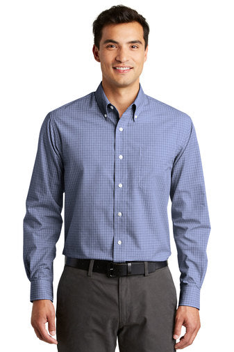 Port Authority® Plaid Pattern Easy Care Shirt