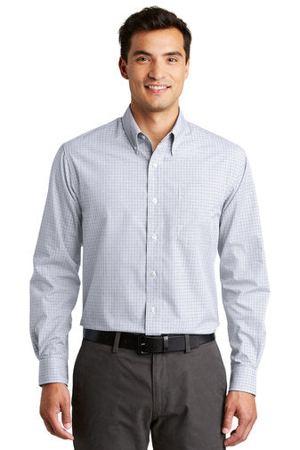 Port Authority® Plaid Pattern Easy Care Shirt