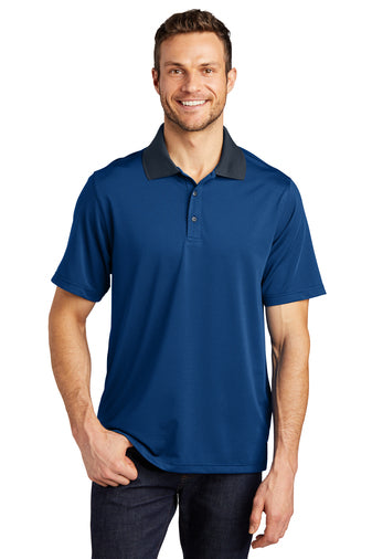 Port Authority® Fine Stripe Performance Polo