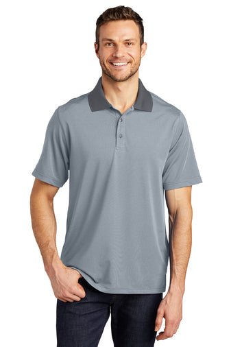 Port Authority® Fine Stripe Performance Polo