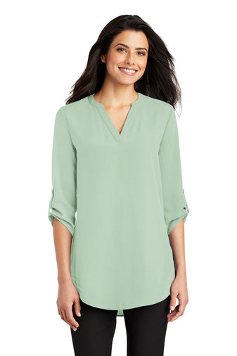 Port Authority® Ladies 3/4-Sleeve Tunic Blouse