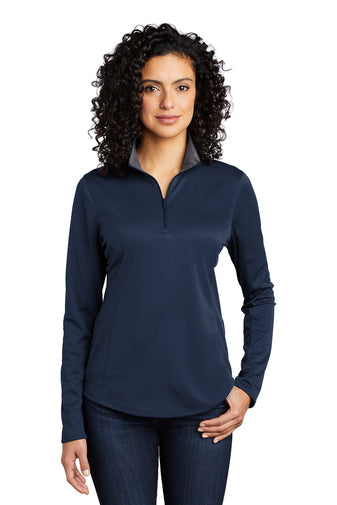 Port Authority ® Ladies Silk Touch ™ Performance 1/4-Zip