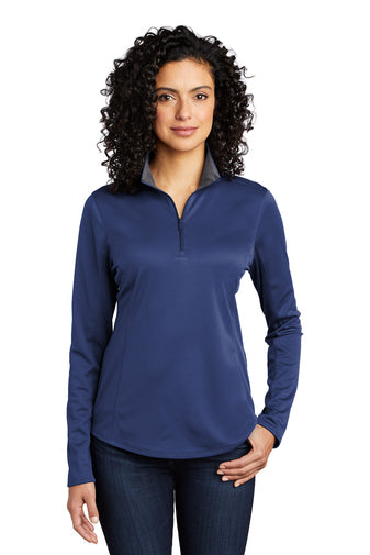 Port Authority ® Ladies Silk Touch ™ Performance 1/4-Zip