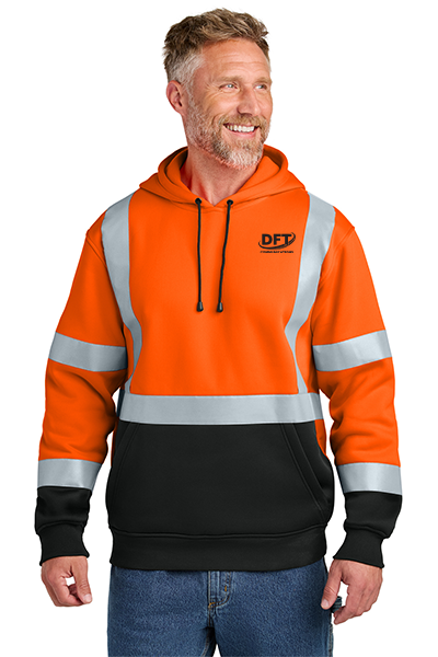 CornerStone® ANSI 107 Class 3 Heavy-Duty Fleece Pullover Hoodie