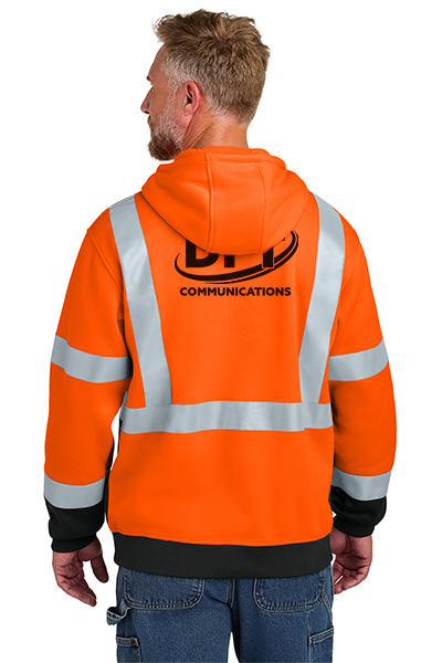 CornerStone® ANSI 107 Class 3 Heavy-Duty Fleece Pullover Hoodie