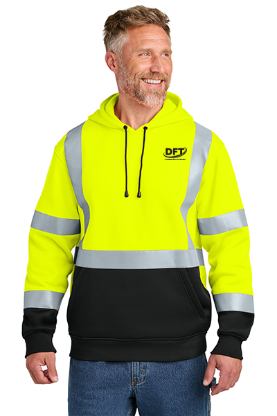 CornerStone® ANSI 107 Class 3 Heavy-Duty Fleece Pullover Hoodie