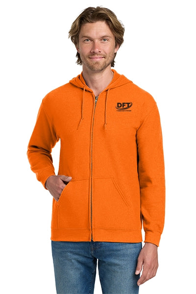 Gildan® Heavy Blend™ Full-Zip Hooded Sweatshirt - Safety Colors