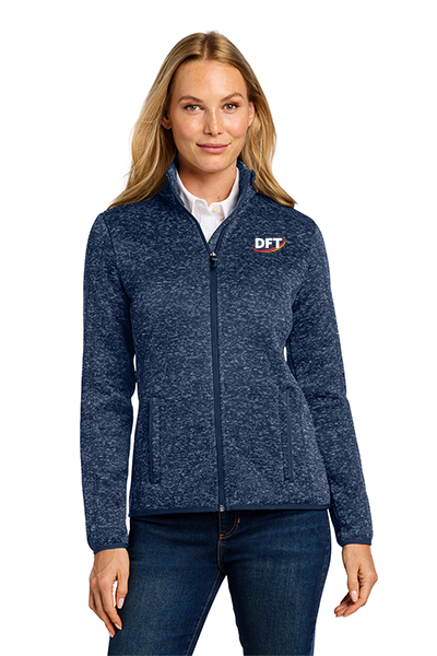 Port Authority® Women's Sweater Fleece Jacket