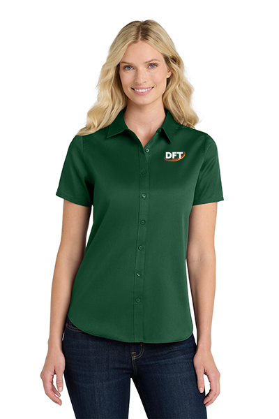 Port Authority® Women's Short Sleeve SuperPro React ™ Twill Shirt