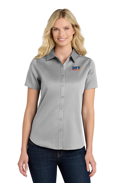 Port Authority® Women's Short Sleeve SuperPro React ™ Twill Shirt