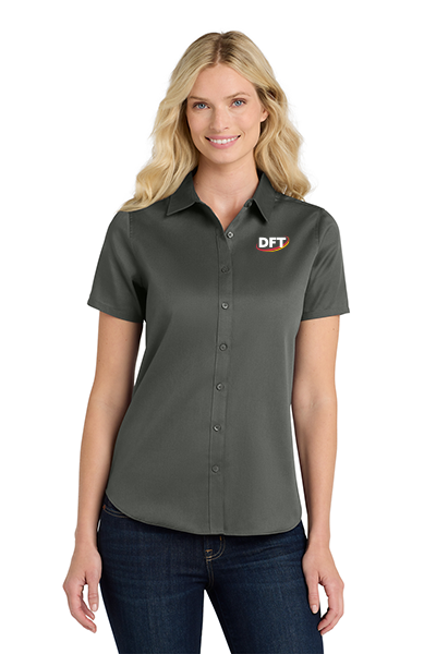 Port Authority® Women's Short Sleeve SuperPro React ™ Twill Shirt