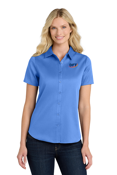 Port Authority® Women's Short Sleeve SuperPro React ™ Twill Shirt