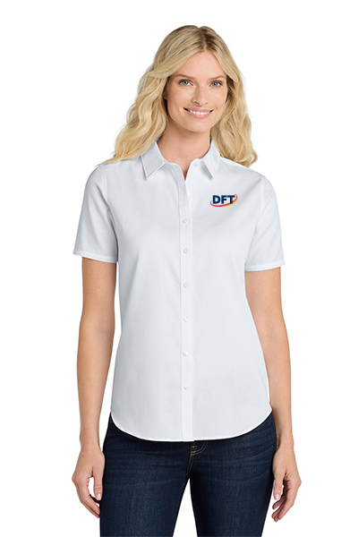 Port Authority® Women's Short Sleeve SuperPro React ™ Twill Shirt