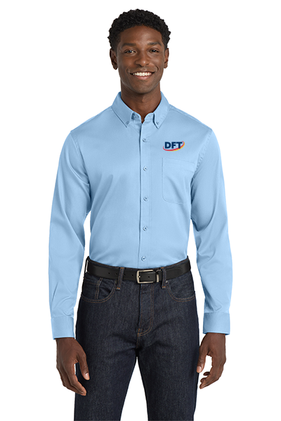 Port Authority® Long Sleeve SuperPro React™ Twill Shirt