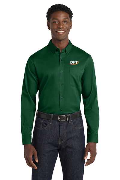Port Authority® Long Sleeve SuperPro React™ Twill Shirt