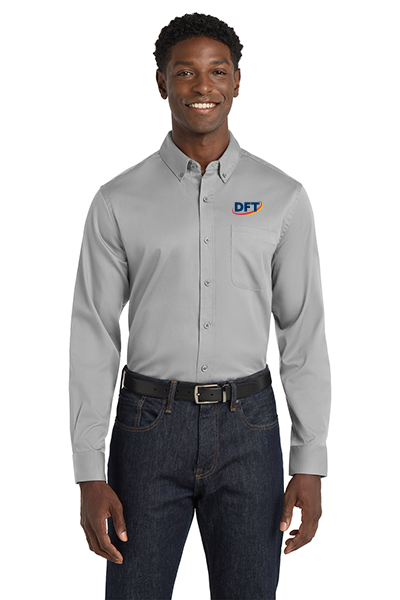 Port Authority® Long Sleeve SuperPro React™ Twill Shirt