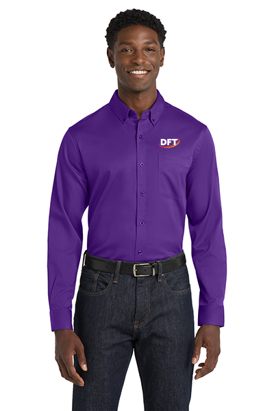 Port Authority® Long Sleeve SuperPro React™ Twill Shirt
