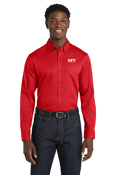 Port Authority® Long Sleeve SuperPro React™ Twill Shirt