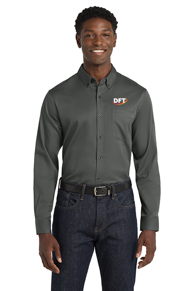 Port Authority® Long Sleeve SuperPro React™ Twill Shirt