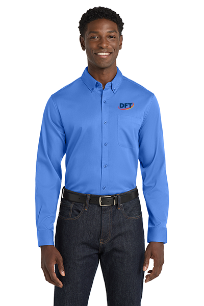 Port Authority® Long Sleeve SuperPro React™ Twill Shirt