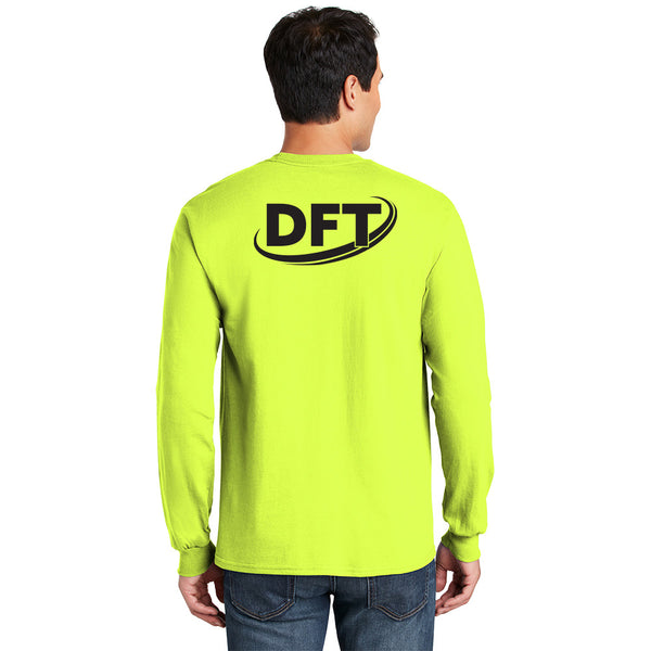 Gildan Adult Ultra Cotton® 6 oz. Long-Sleeve T-Shirt - Safety Colors