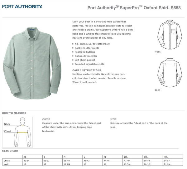 Port Authority® SuperPro™ Oxford Shirt