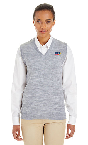 Harriton Ladies' Pilbloc™ V-Neck Sweater Vest