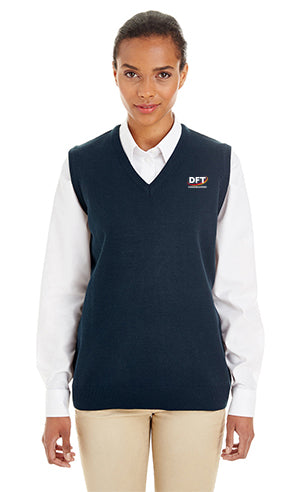 Harriton Ladies' Pilbloc™ V-Neck Sweater Vest